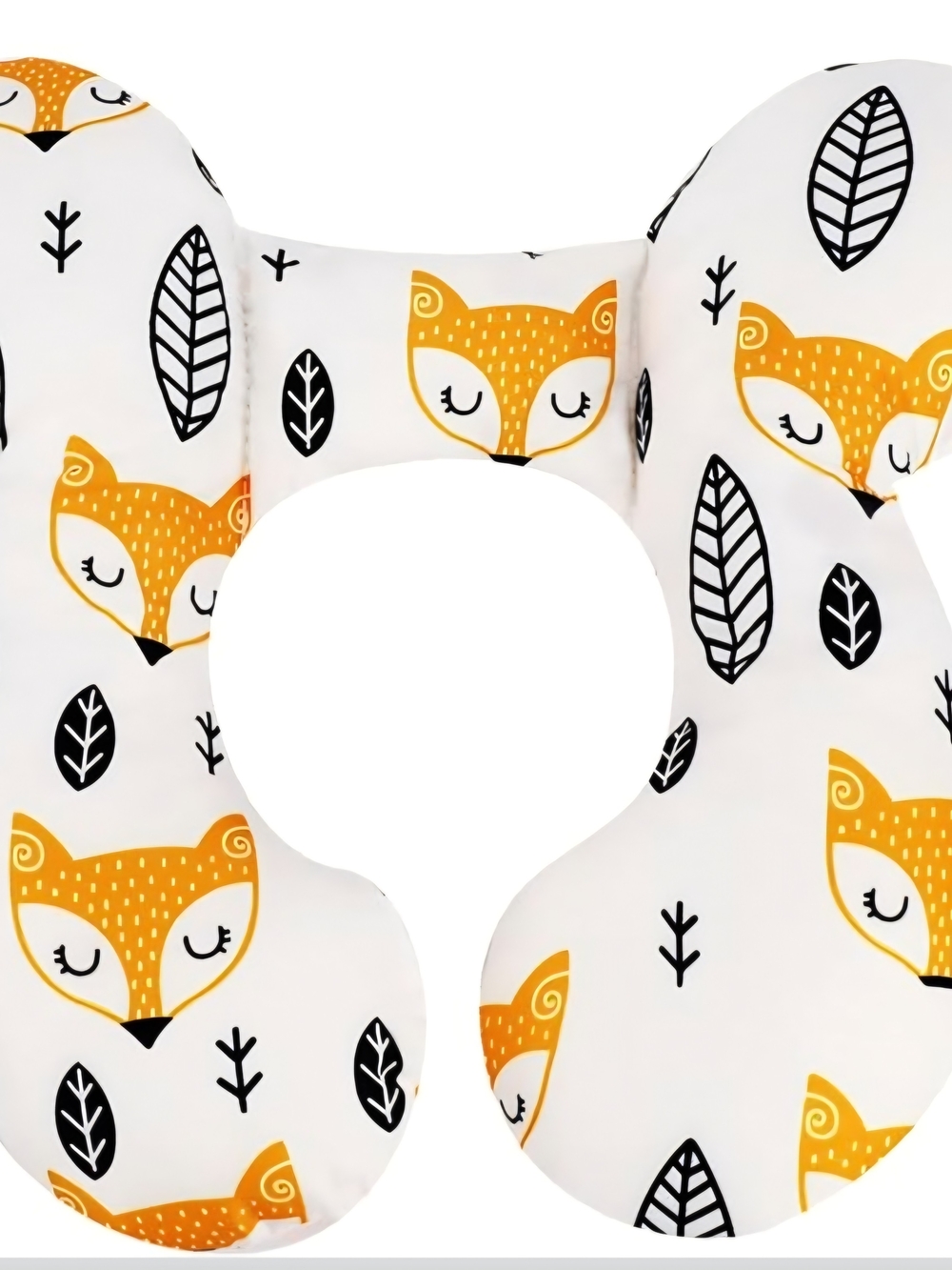 KAKIBLIN U-Shaped Infant Car Seat Head Support Pillow, Fox